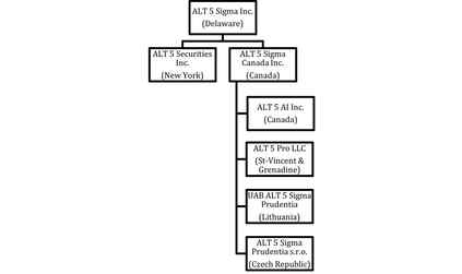 ALT5 Sigma Inc. org chart. Yes, the original is that blurry.